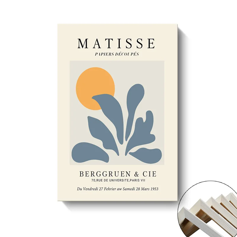 Modern City Retro White Nordic Abstract Image Line Art 3/5 Panel Wall Hanging Canvas Painting Wholesale