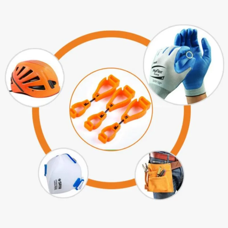 free sample Multi-Function Glove Grabber Clip Guard Clamp Grabber Catcher Safety Anti-Lost Working Glove Clip Holder Hanger