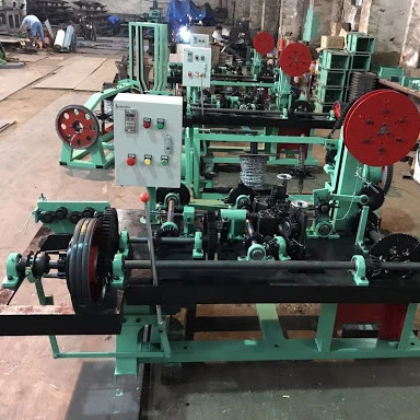 
Fully automatic high speed barbed wire making machine 