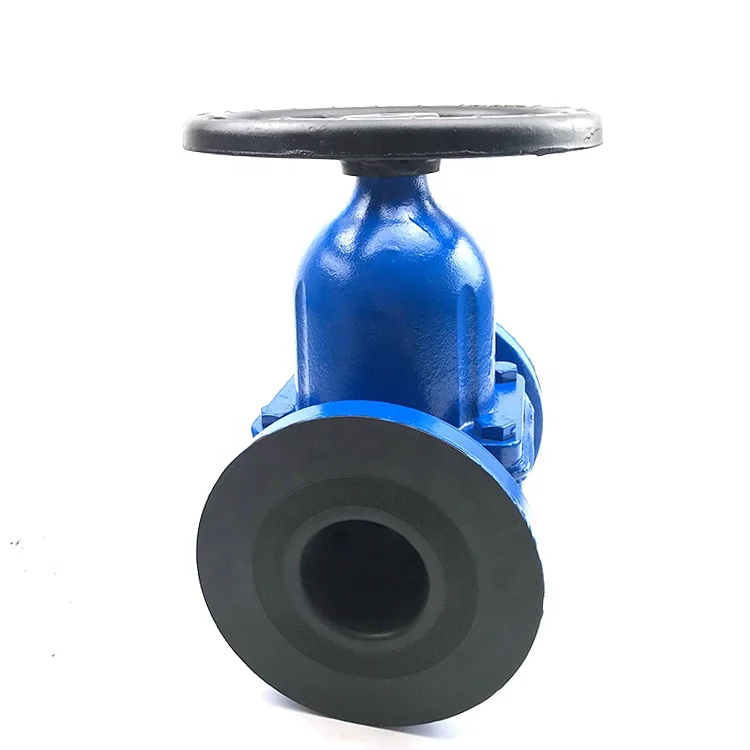 Natural Rubber Lined Cast Iron Diaphragm Valve DN80 for Industry