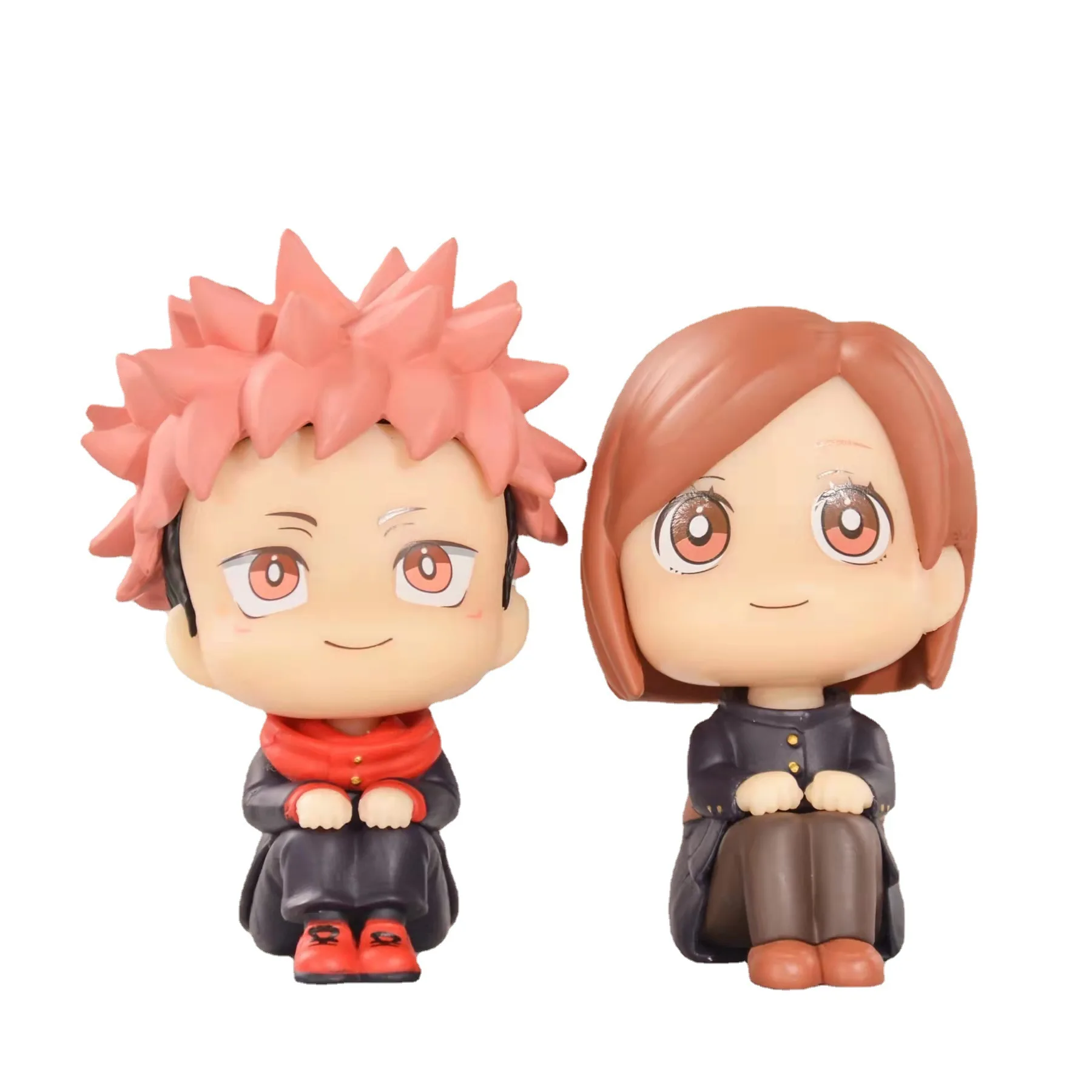 Фигурка аниме 10 см Jujutsu Kaisen Itadori Yuji Fushiguro Megumi Kugisaki Nobara Satoru Gojod мультяшная модель из ПВХ