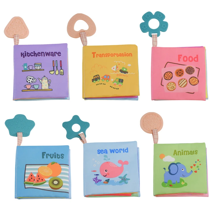 3d Soft Sensory Toys Baby Bedding Books Animal Educational Cloth Book