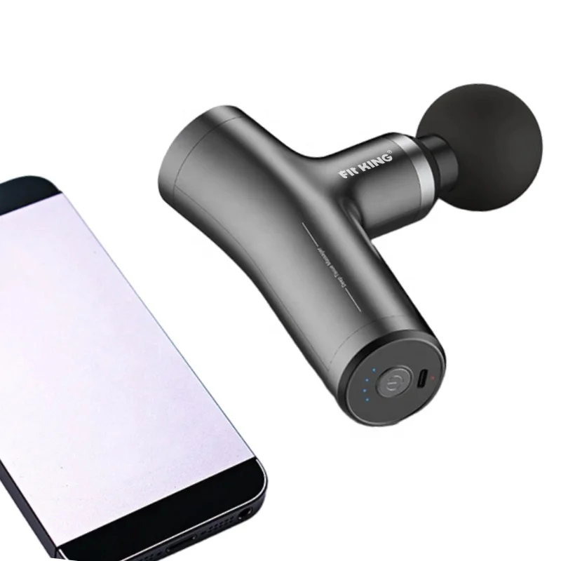 Massage gun dropshipping with lcd screen cordless 2020 massager new model gun touch screen post-workout muscle mini massager gun