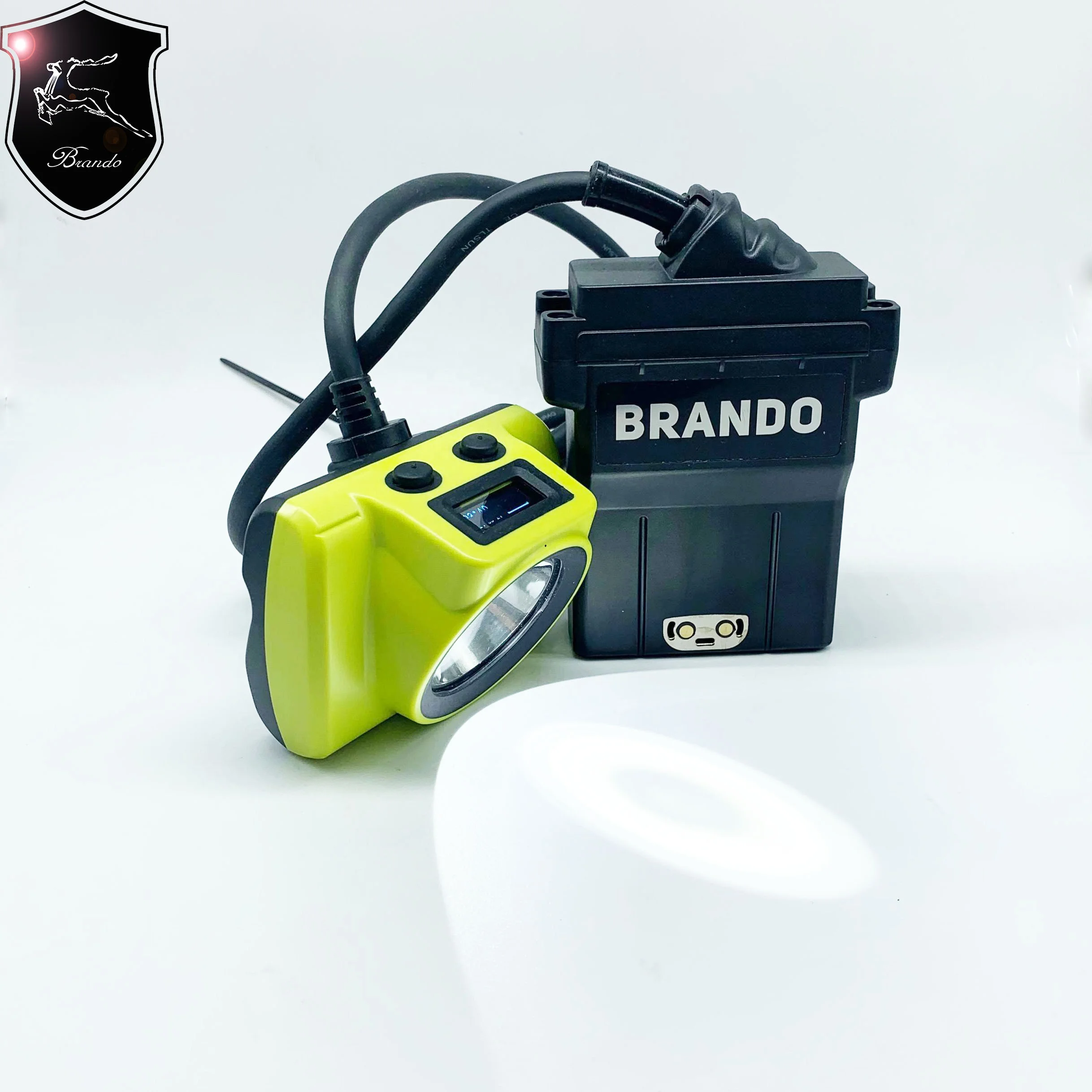 KL6M-D LED Miner Safety Lamp Underground Headlight Led Display Miners Cap Lamp With Magnetic USB Charger For Coal Mining