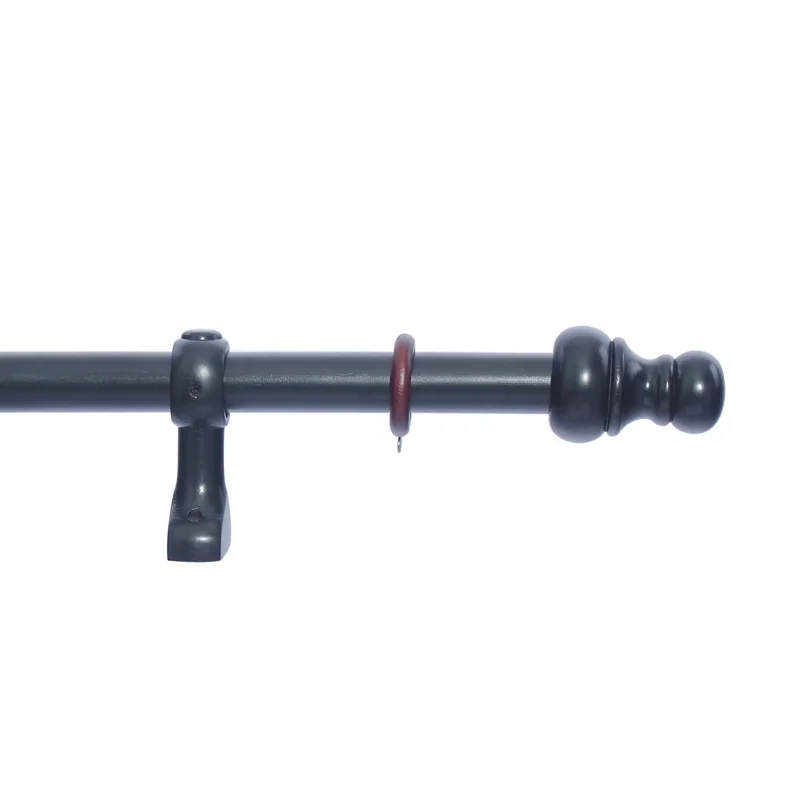 Spring Tension double curtain poles curtain rods in Dubai and New designs curtain metal rod