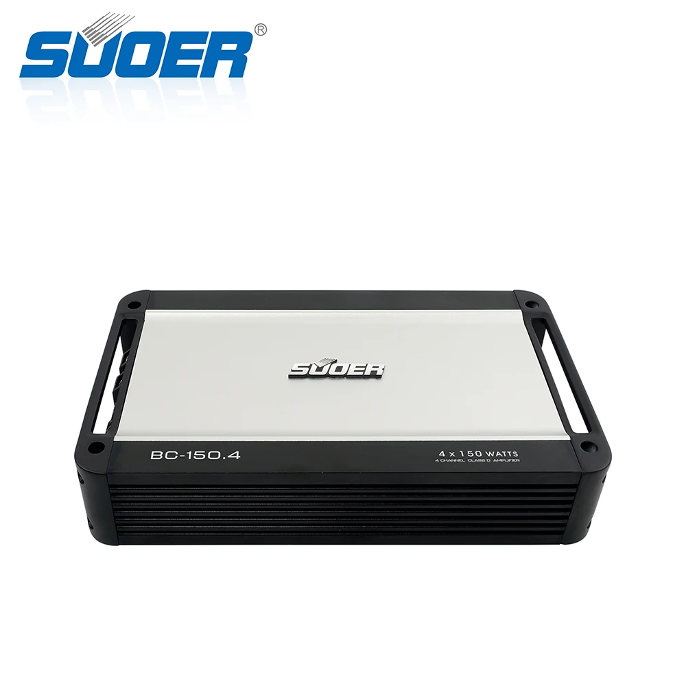 Suoer BC-150.4 12v amplifier car 4 channel car amplifier 2000 watts rms full range power car amp