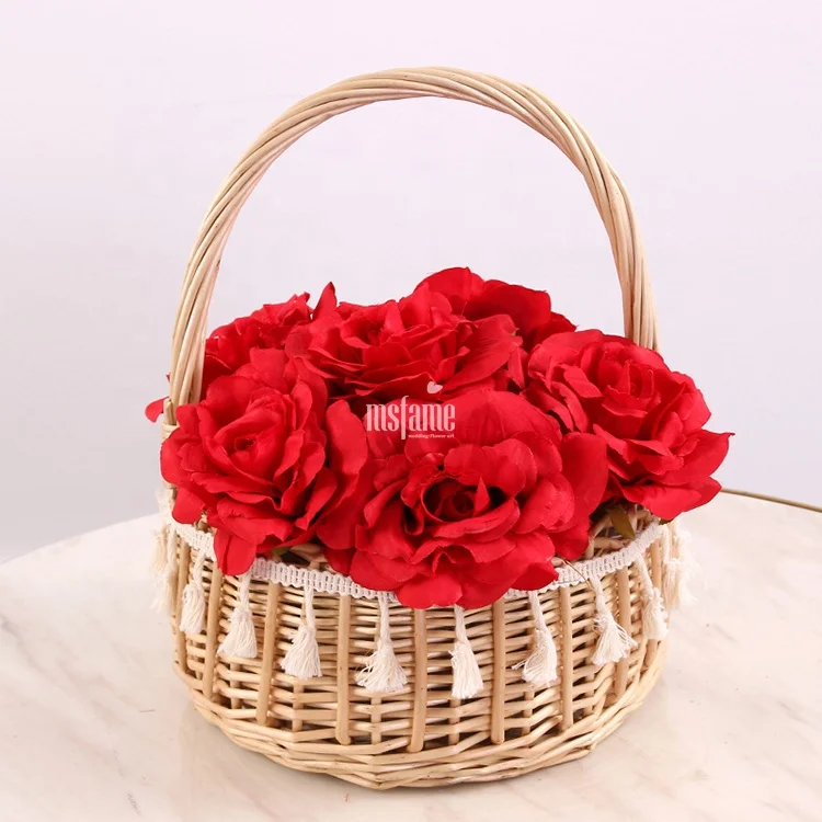 Hot Sale 2024 New 10Cm Eternal Roses Flowers Crown Headband Baby Rose Flower Head