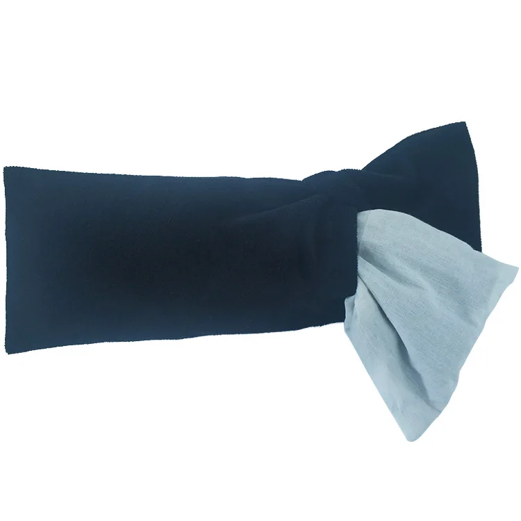 Velvet Lavender Buckwheat Removable Washable Microwave Warm Yoga Eye Pillow with Inner Pack