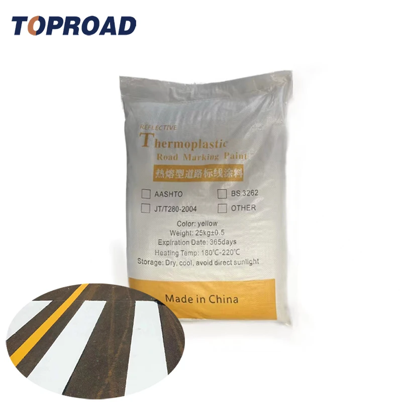 Yellow White Color Factory Good performance Reflective Thermoplastic Paint Powder Coating for Highway Road Line Pavement Marking