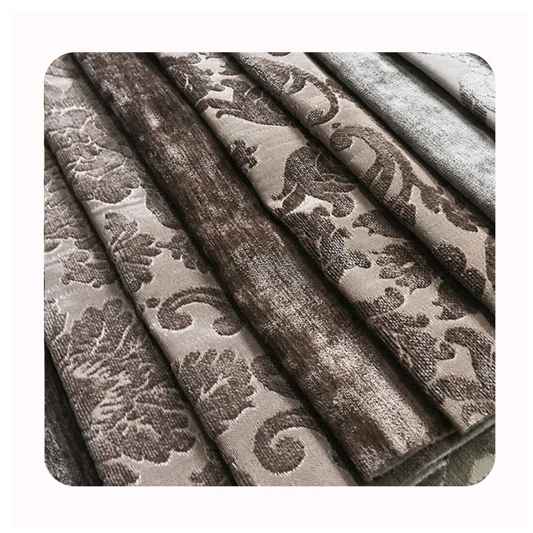 Chenille curtain fabric customizable upholstery sofa printed fabric