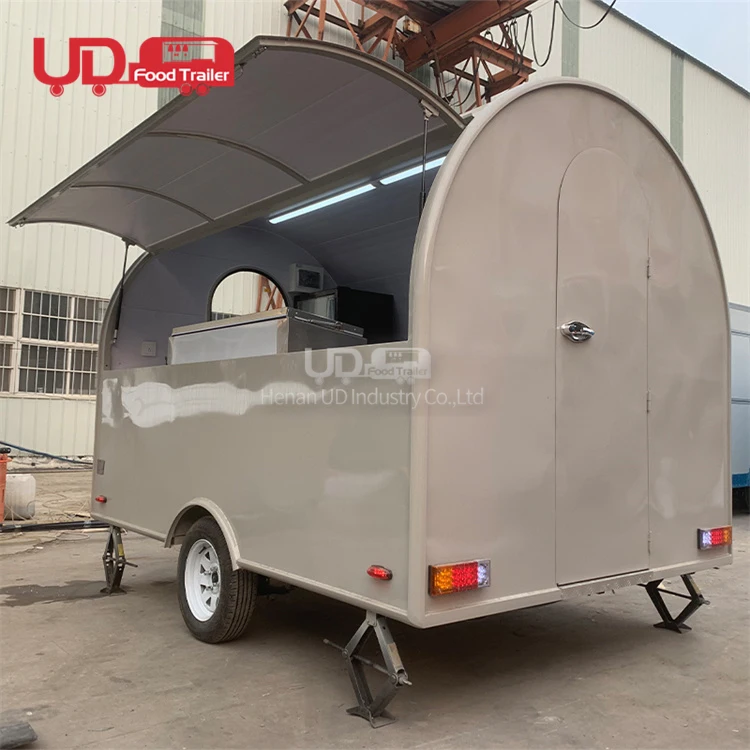 Cheap Mobile Fast Food Truck Hot Dog Cart Mobile Kitchen Trailer Food Cart