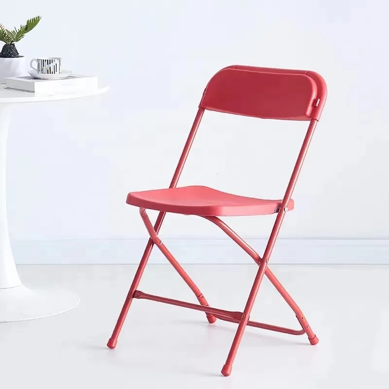 Reinforced exhibition event chair Plastic folding chair