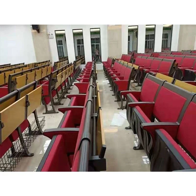 Modern Design Foldable Plywood University Lecture Hall Table and Chair College Furniture