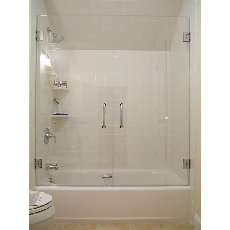 Customize project used tub glass doors on bathtub frameless swing bathtub doors