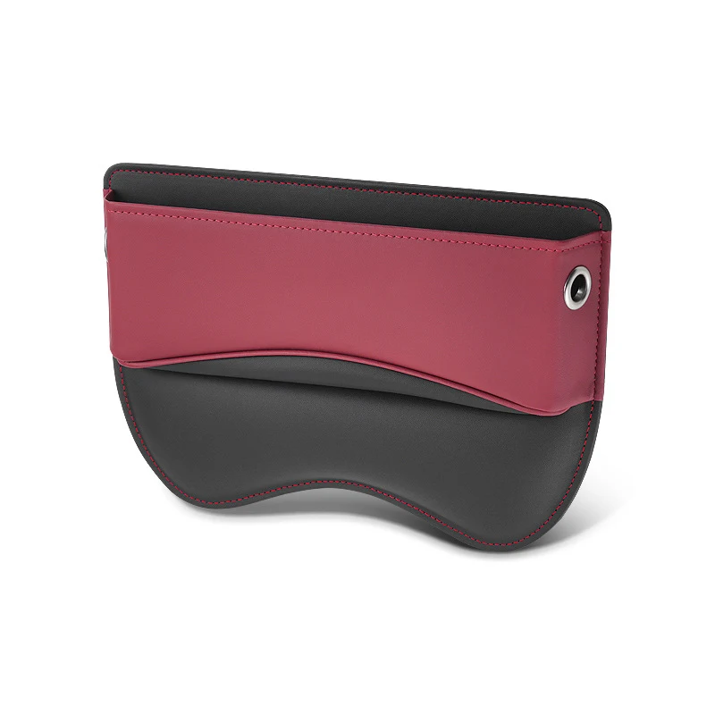 VW Audi Polestar Xiaopeng Jike Car Organizer Leather Storage Box for Seat Gap Filling and Interior Slot Storage