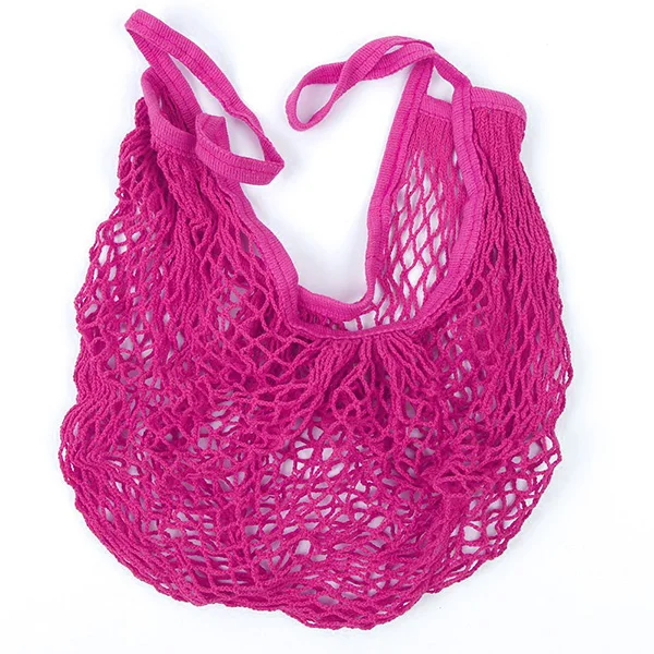 Eco Friendly Hot Selling Cotton String Net Shopping Produce Bags Reusable Mesh Tote Bag,Mesh Bag Vegetables