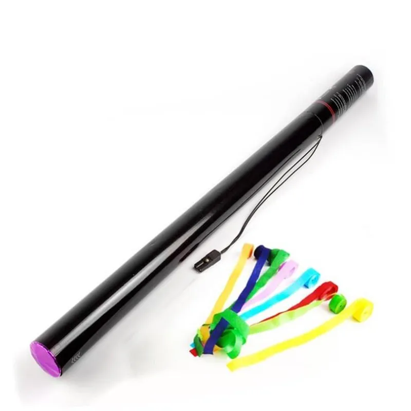 Wholesale INS hot sale rechargeable nightclub wedding electric colorful paper confetti cannon electric