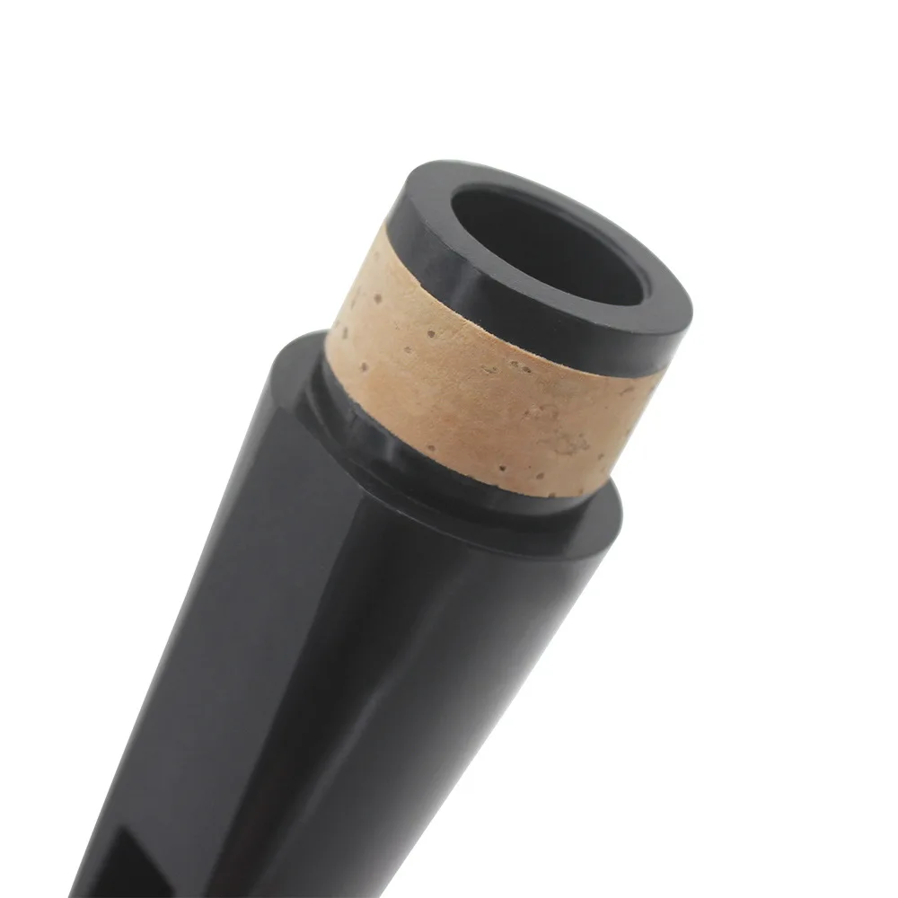 Wholesale clarinet head ABS black pipe head down b tuning clarinet blowing mouth beginner mouth wind instrument accessories
