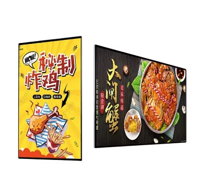 Touch interactive screen advertising kiosk vertical lcd display advertising machine display shenzhen indoor 85 inch video wall