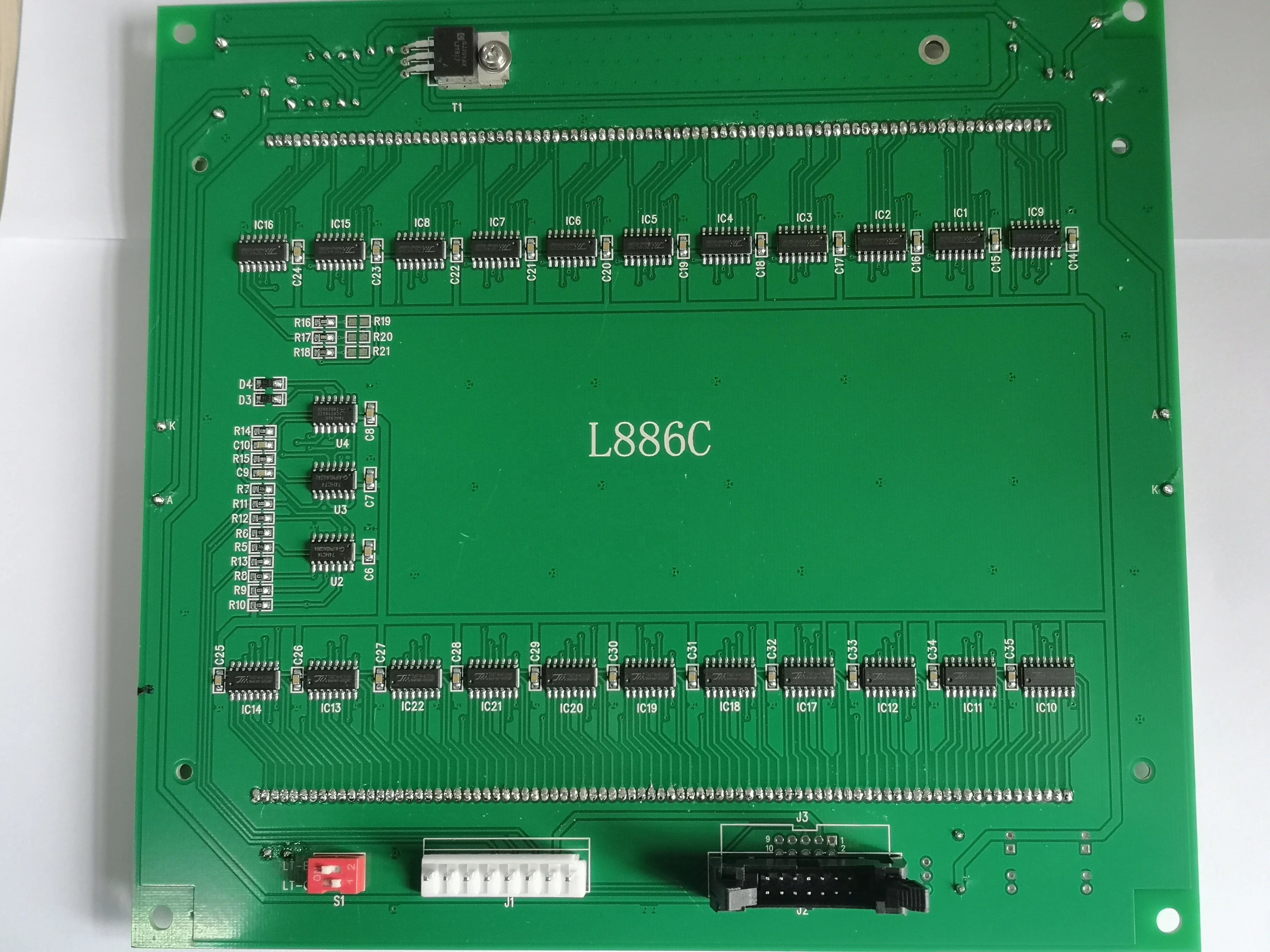 Custom 886 lcd display board for fuel dispenser