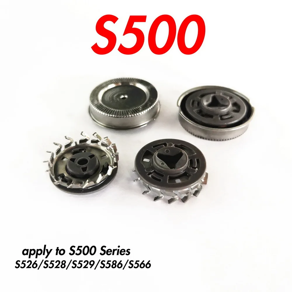 
Electric Shaver Razor Blades,Round Blade Shaving Heads Replacement include logo S500 