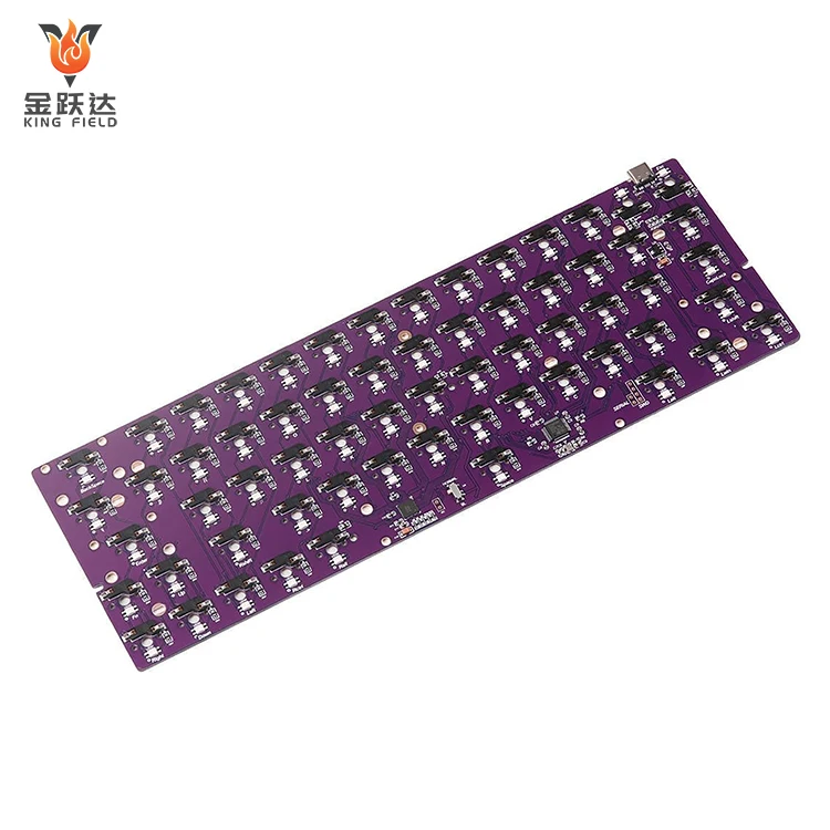 mechanical keyboard PCBA hot swap keyboard PCB assembly PCBA service manuafctur with provided Gerber Bom files
