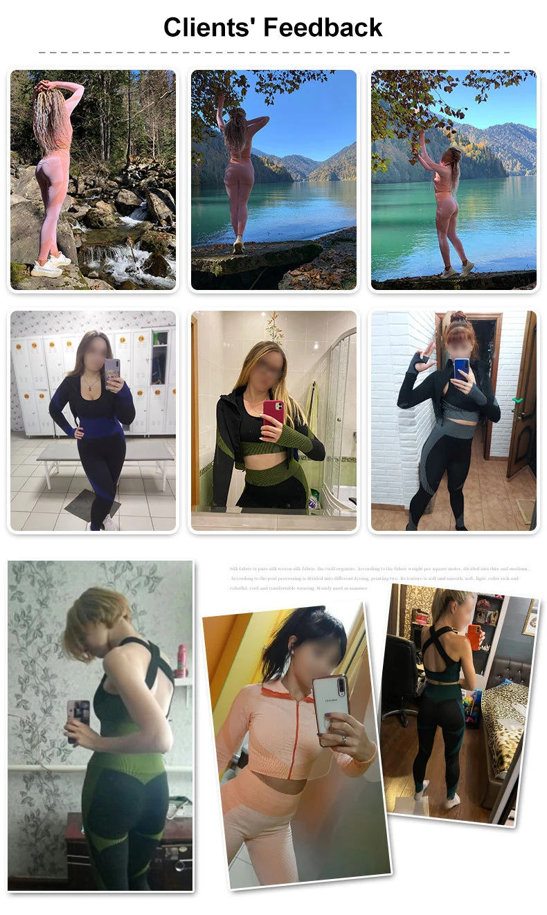 S-4XL Women Yoga Set 3Pcs Sports Seamless Gym Leggings Long Sleeve Crop Top Bra and Jacket Fitness Sportswear Tracksuit