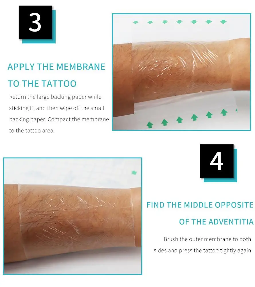 Wholesale 10m Protective Breathable Tattoo Film Initial Healing Tattoo Supplies Tattoo Repair Stickers