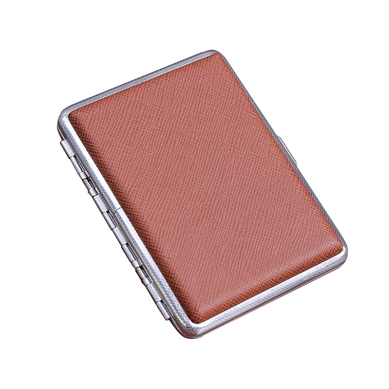 UKETA High Quality Custom PU Leather Cigarette Cases 20pcs Waterproof Windproof Smoking Accessory Cigarette Pack Cigar Case