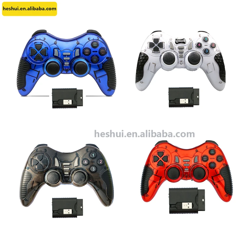 Wireless Joystick Double shock Game Controller Gamepad for ps2 ps3 pc High speed  USB 2.4G Wireless Joystick  Android TV box