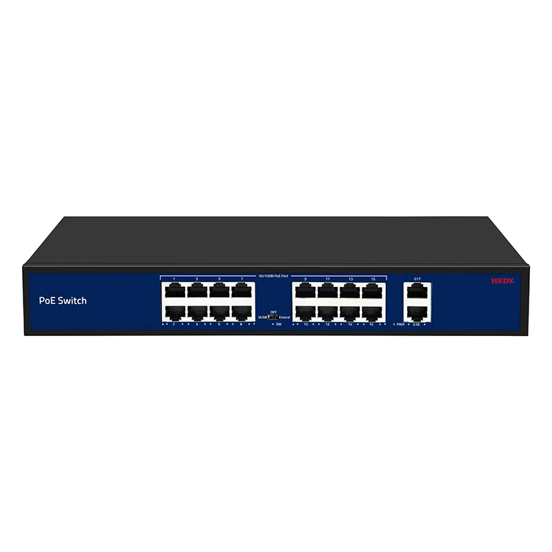 Vlan watchdog function 16port 100mbps poe switch module 16 port poe ethernet switch 2 uplink gigabit poe switch CKD price
