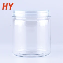 High Quality empty 500 ml bottle candy clear food grade plastic pet jar