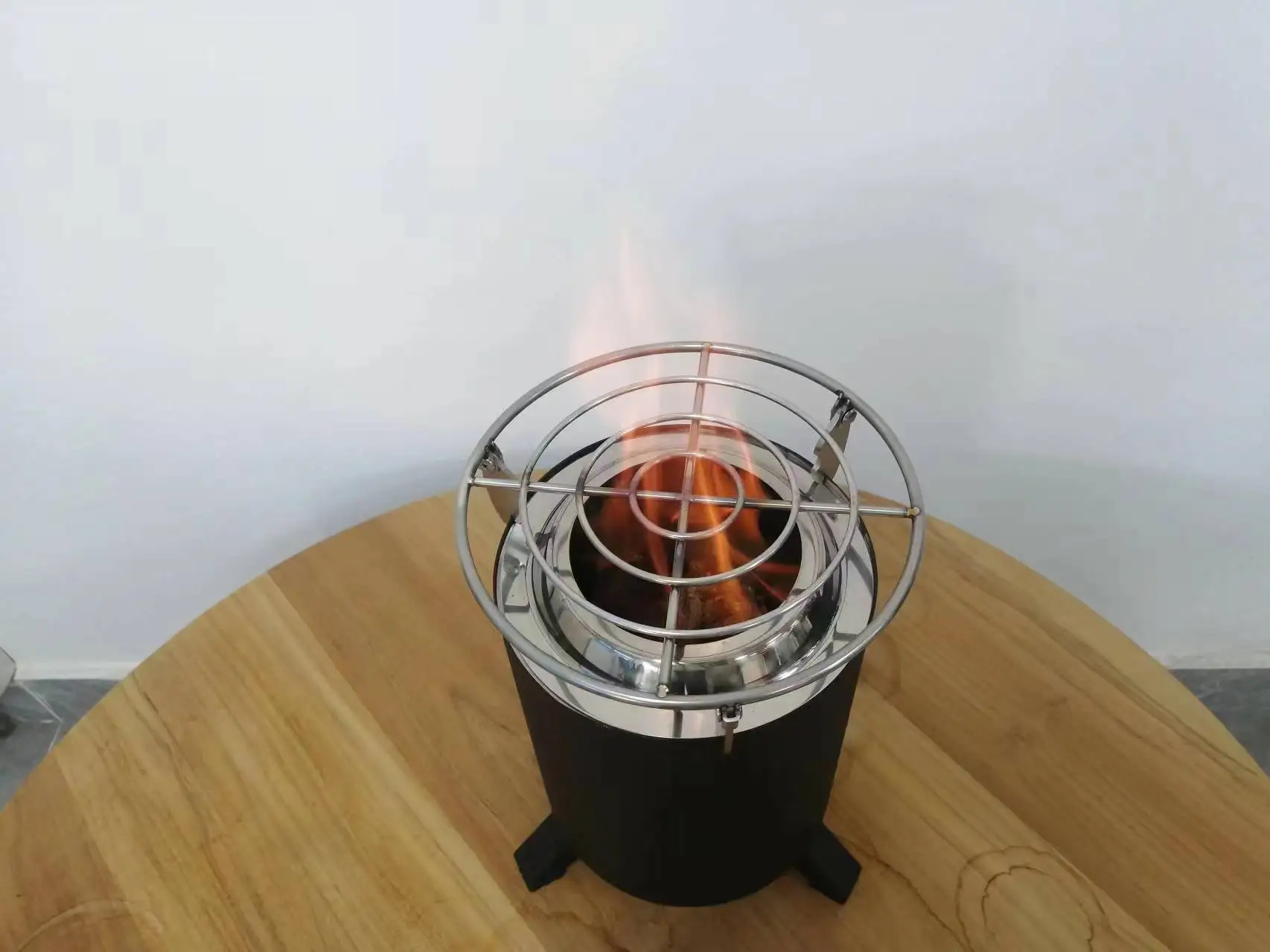 HOT sale Smokeless fire pit outdoor campfire BBQ or cooking fireplace Safe Burning outside Stainless Steel Bonfire Stove