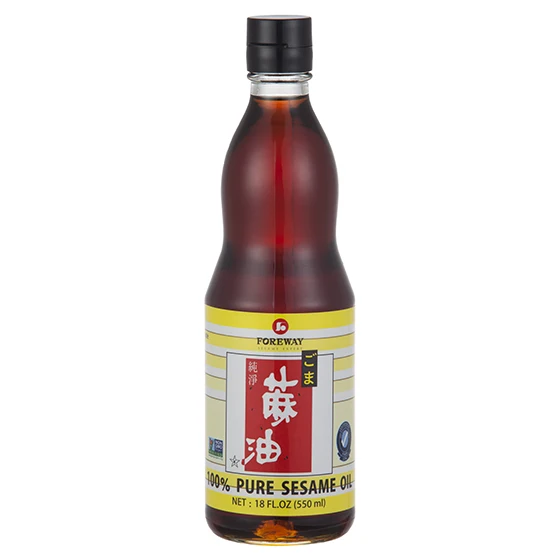 
China manufacturer kosher 150ml cooking sauce 100% pure sesame oil 
