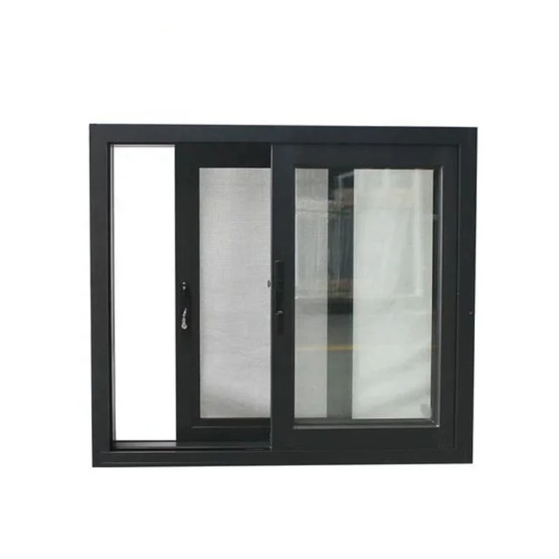 Latest double glazed aluminum sliding windows design aluminum window price philippines sliding windows with mosquito net