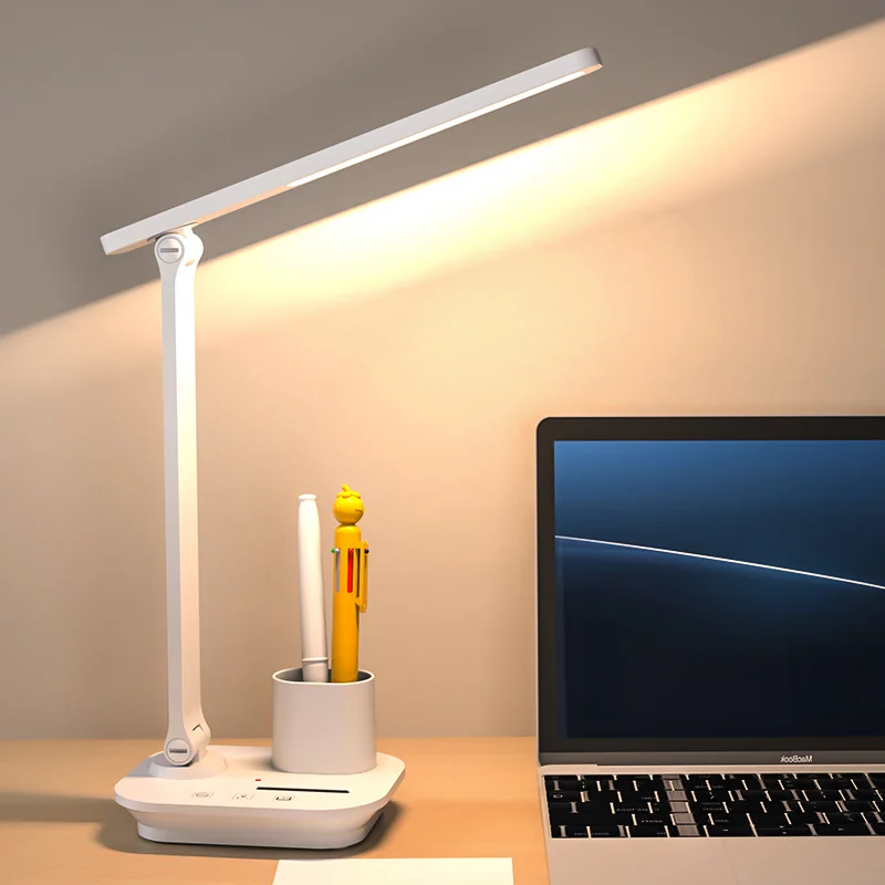 Wholesale Table Lamp Book Foldable Wireless Lampe De Led Cordless Rechargeable Bedside Study Reading Light Desk Lamp