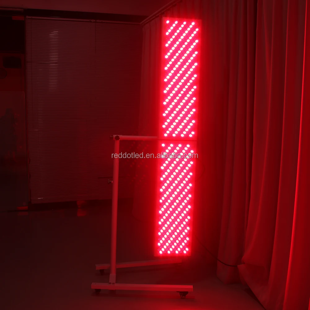 Full Body Red Light Led Panel 630nm 660nm 810nm 850nm Near Infrared Red Light Therapy Physical Heating Pdt Machine With Stand