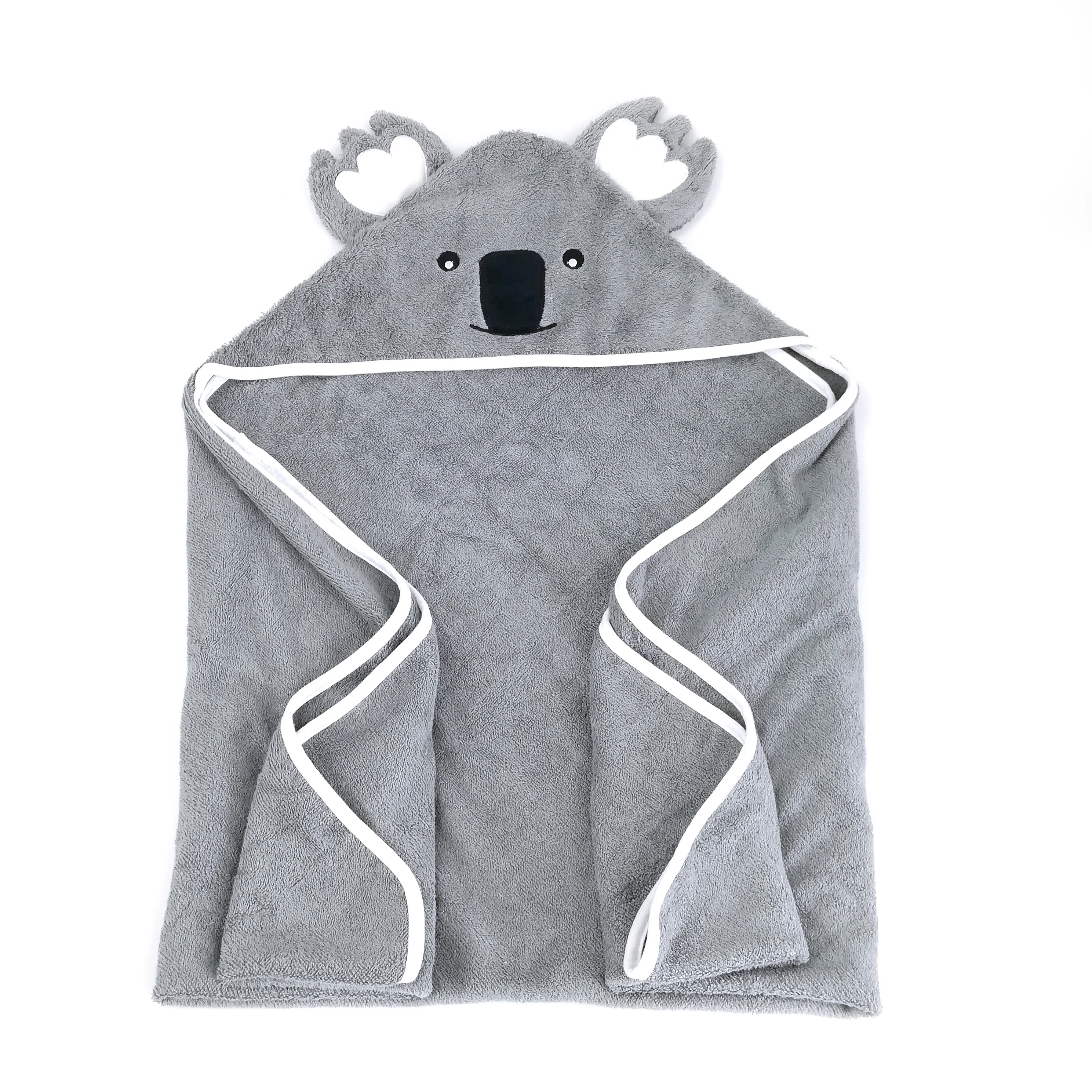 
 Китайская фабрика, лидер продаж, 92% бамбук, 8% микрофибра, детское банное полотенце с капюшоном для младенцев  