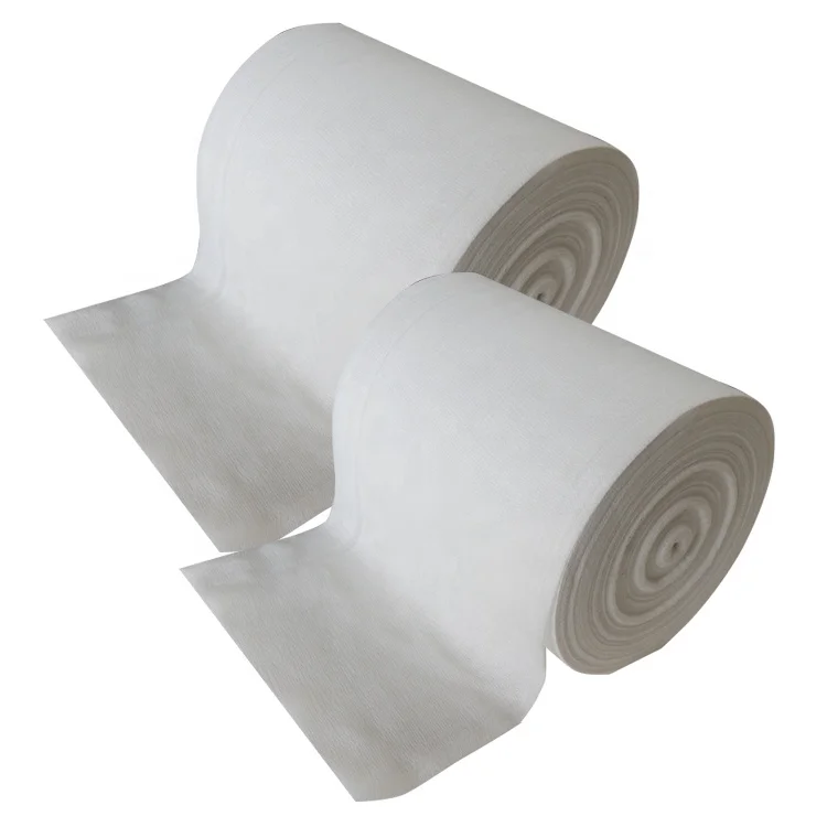4 Ply Jumbo Medical Bleached Hydrophilic Absorbent Gauze S-rolled Gauze