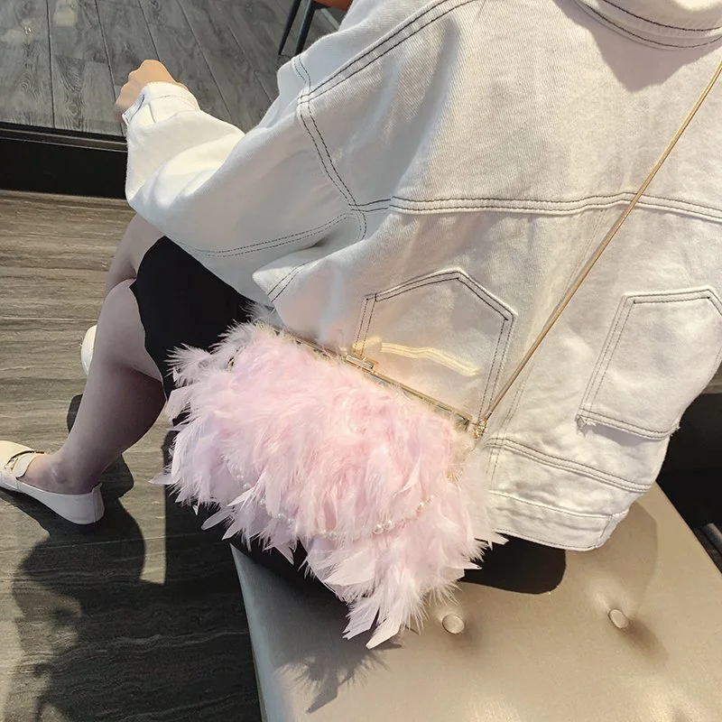 
Chain plush bags designer handbags famous brands crossbody women bags luxury handbags for women 