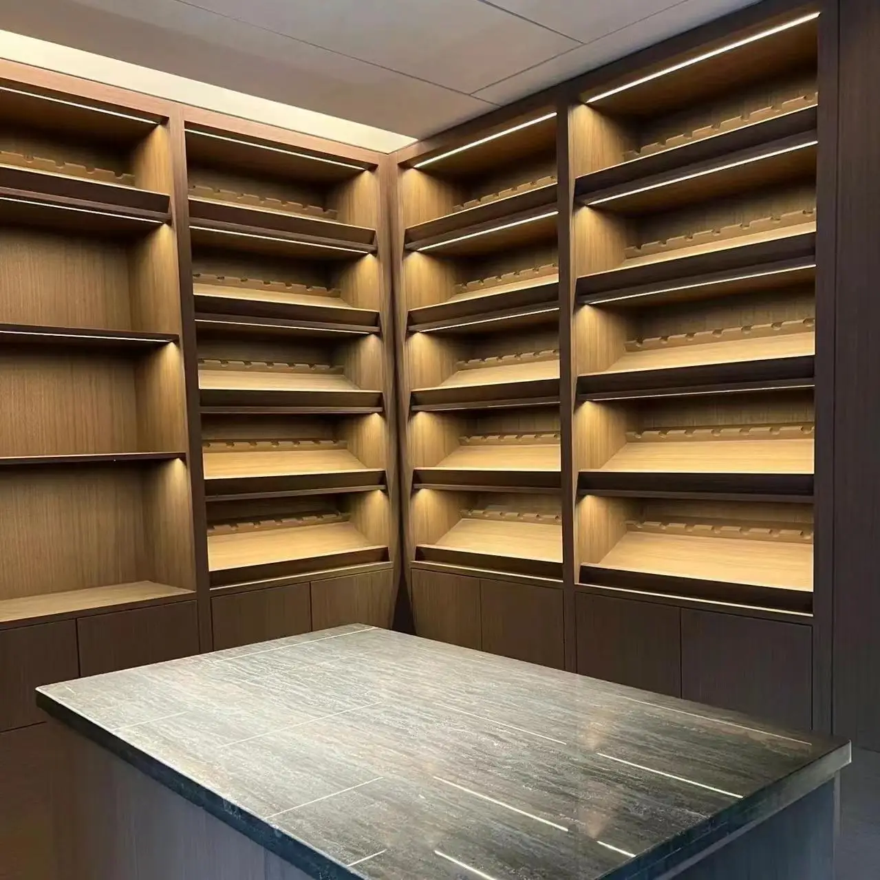 Wooden Wall-Mounted Wine Cabinet for Living Room for Home Hotel Wine Cellar Home Bar Furniture