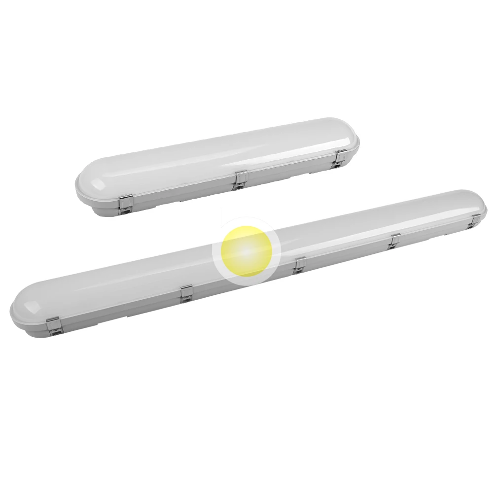 1.5M 45W 60W IP65 IK10 ENEC NSF heavy industrial Linear fixtures Led tri-proof light round batten light for farm industry
