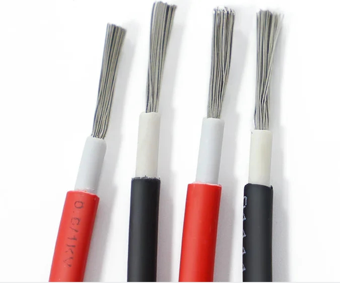 Heat Resistant UV resistance solar wire 6mm 10AWG   DC cable for solar panel