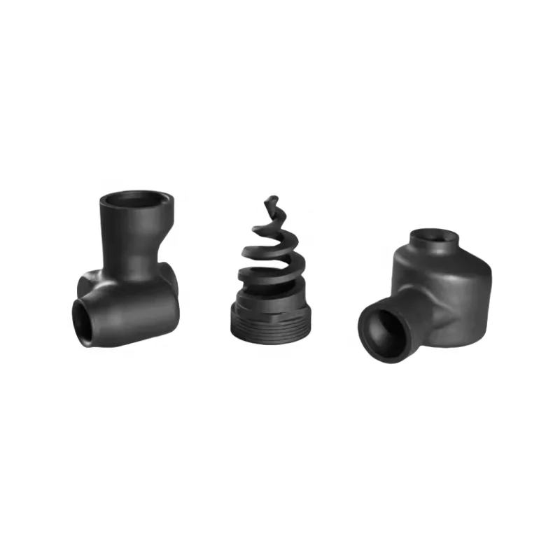 High Quality Scrubber Silicon Carbide Nozzle RBSIC SISIC Processing Silicone Full Cone Spiral Spray Nozzle