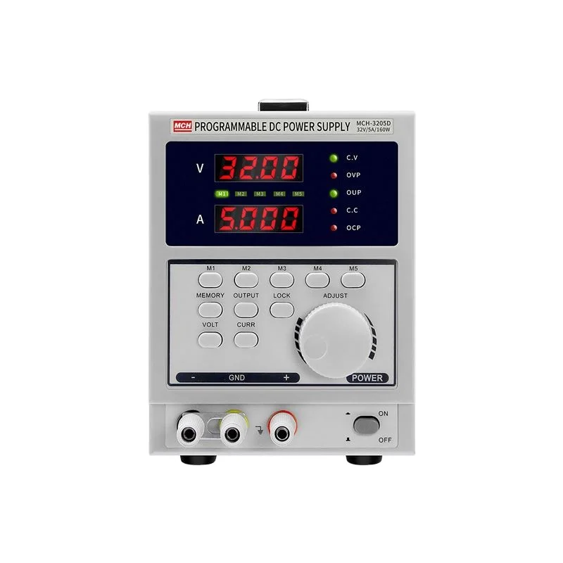 Профессиональный двухканальный 4 цифр и отображения тока источник питания постоянного тока MCH-3205D