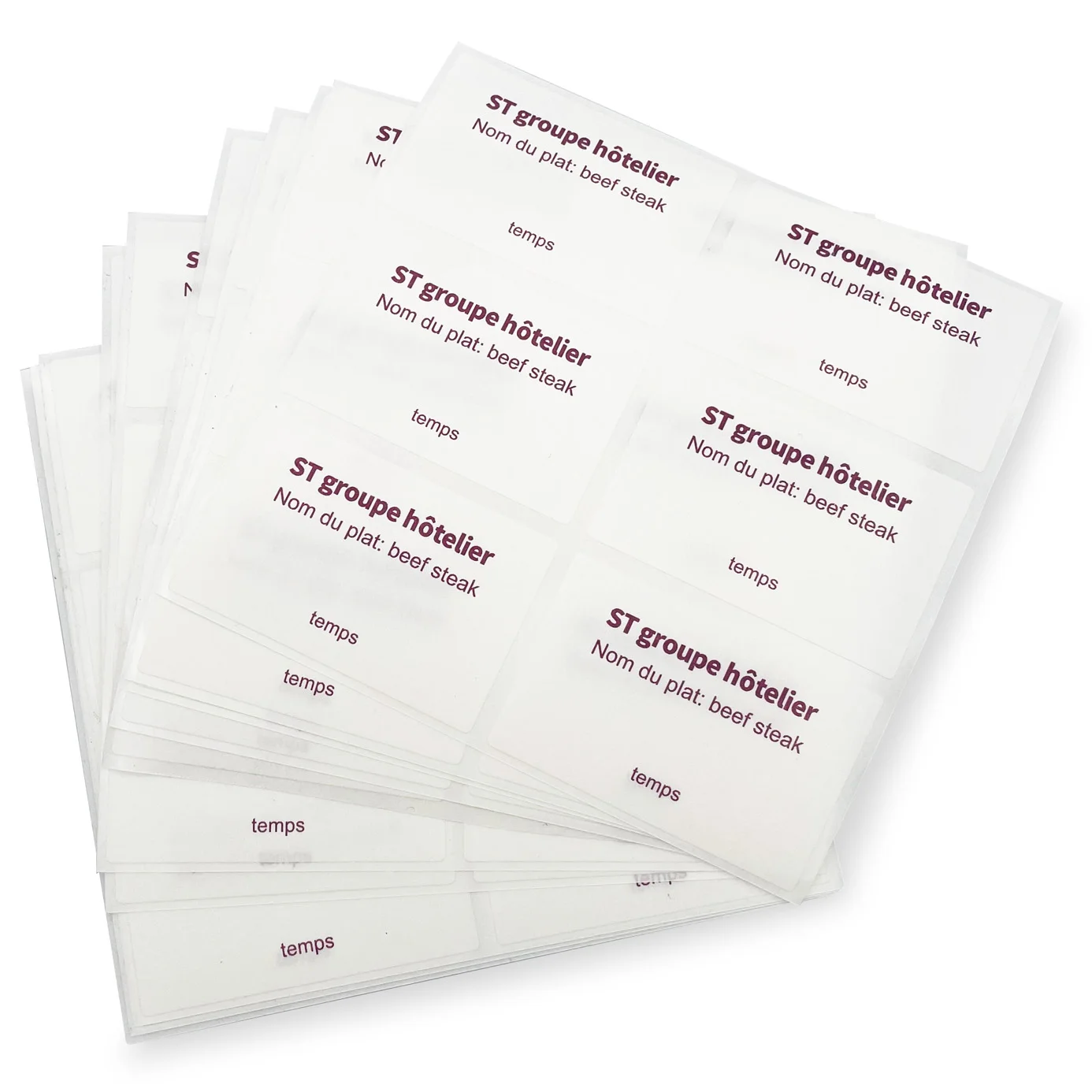 Easy cleaning dinner plate label Salmon Dinner Plate Steak dinner plate easy to clean label