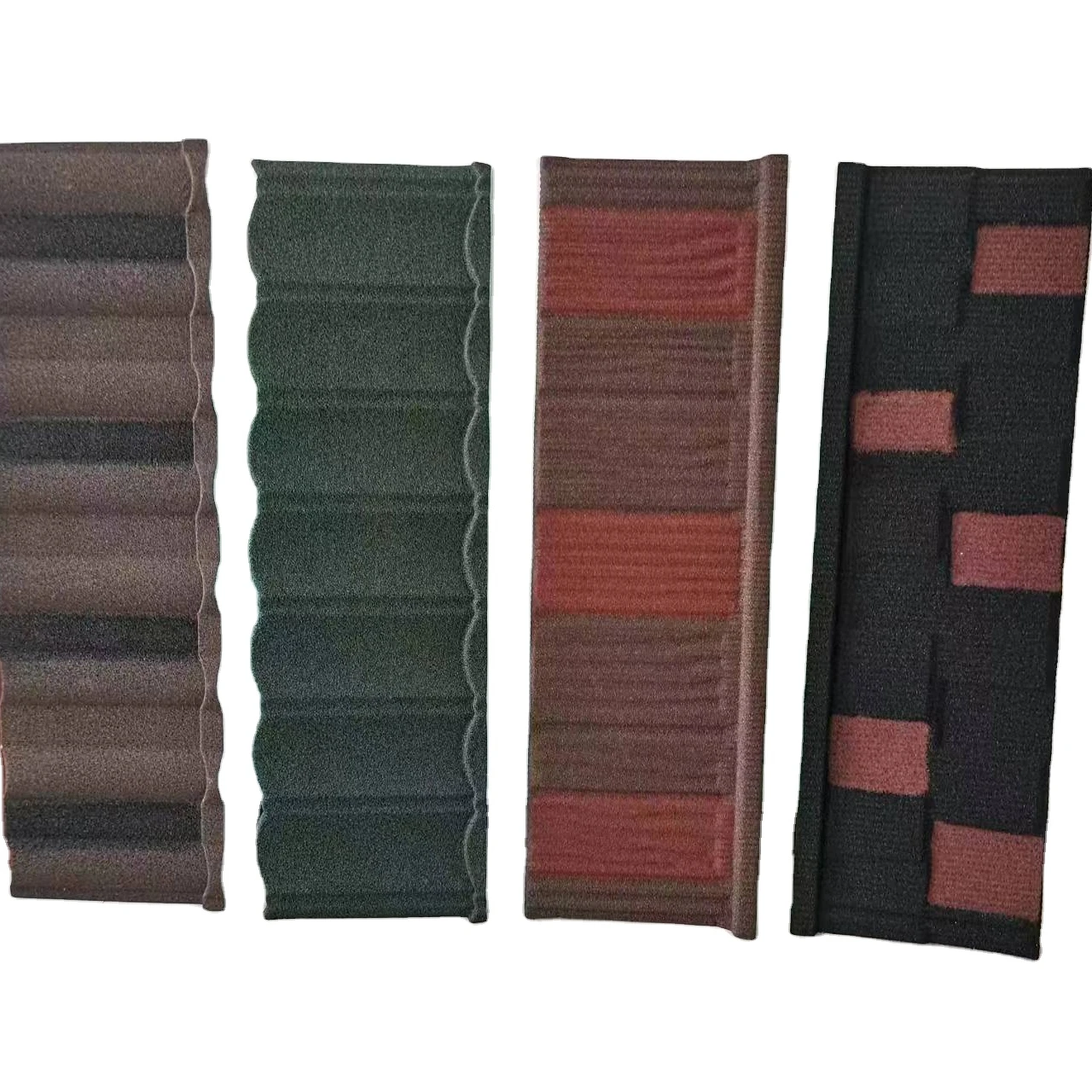 China best quality bond color  coated stone coated metal steel roofing tiles shingles sheets wave roof tiles