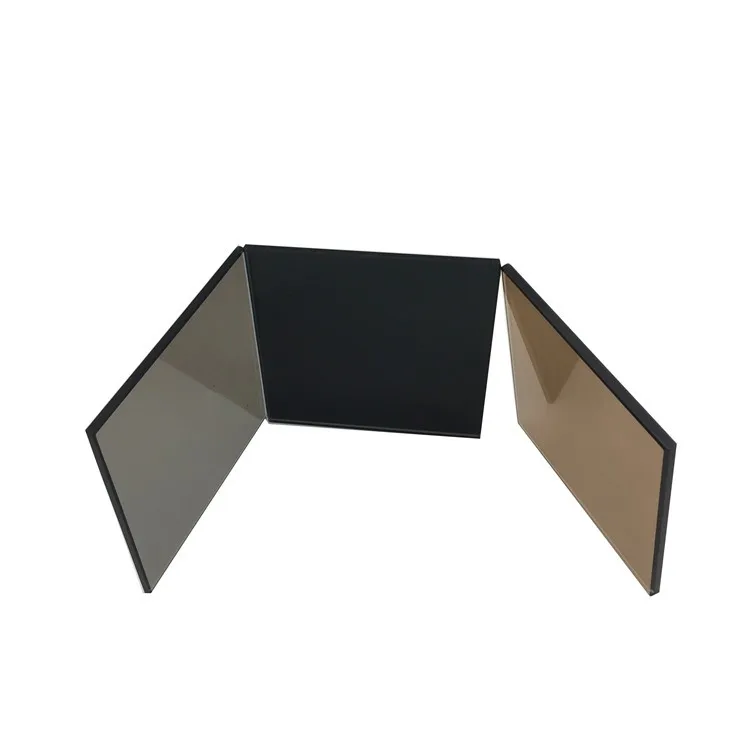 Polished tempered clear  ultra-clear  black  white  glass