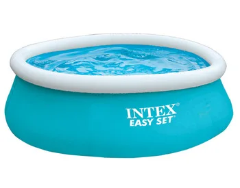 Original Intex 28101 6ft X 20in Easy Set Inflatable Swimming Paddling Pool Family Kids Fun