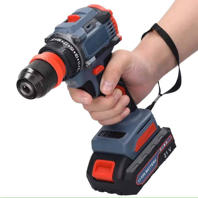 2.0Ah portable charging cordless electric screwdriver drill work set and screwdrivers